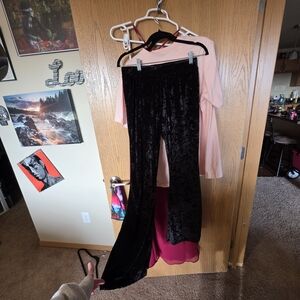 Black Velvet Flar3 Pants - Women